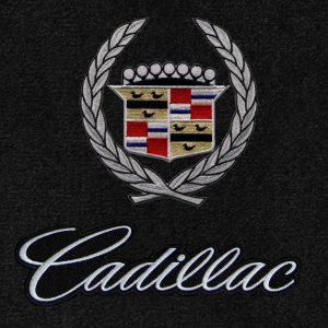 LLOYD MATS Classic Loop™ Ebony TRUNK MAT Silver crest/wreath logo Cadillac ATS
