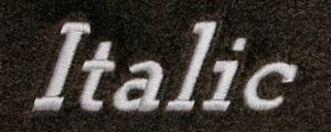 896010 Italic (Upper & Lower)