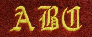 896011 OLD ENGLISH (Upper Case)