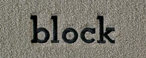 896029 Block (Lower Case)