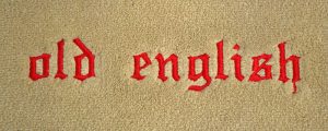 896032 Old English (Lower Case)