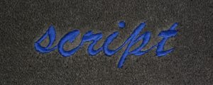 896035 Brush Script (Lower Case)