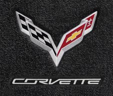 819290-1 Cross Flags With Corvette Silver (App)