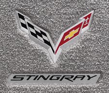 819290-4 Cross Flags With Stingray Black   (App)