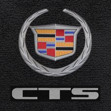 Cadillac CTS emblem for Lloyd floor mats