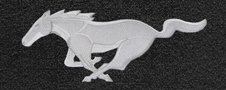 2015 Mustang Running Pony Logo Floor Mats 