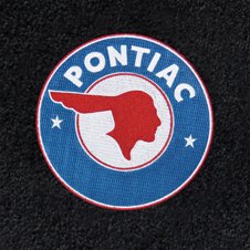 Custom fit vintage Pontiac logo floor mats
