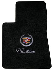 Lloyd Mats custom logo Cadillac floor mats